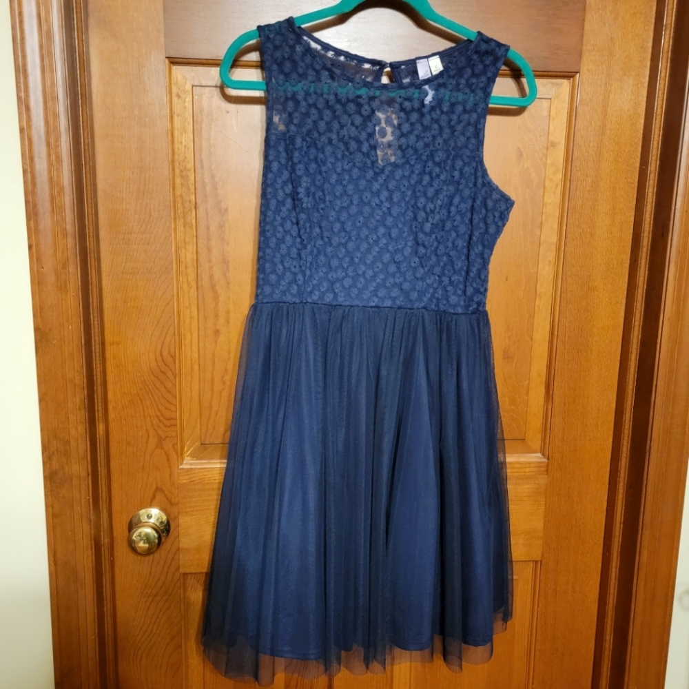 Navy blue Alya cocktail dress size Large